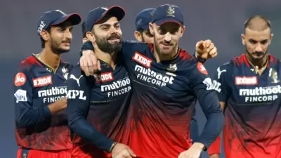 RCB players in action. (IPL) RCB players in action. (IPL)
