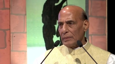 Defence minister Rajnath Singh addressing the felicitation ceremony of 1971 War Veterans in Guwahati, Assam. (Twitter/ANI) Defence minister Rajnath Singh addressing the felicitation ceremony of 1971 War Veterans in Guwahati, Assam. (Twitter/ANI)