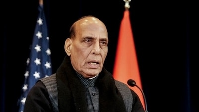 Defense Minister Rajnath Singh. (AP)