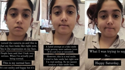 Ira Khan shares a series of selfies on her Instagram Stories. Ira Khan shares a series of selfies on her Instagram Stories.