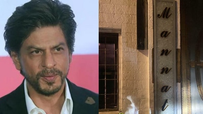 Shah Rukh Khan's home Mannat's name plate changed. Shah Rukh Khan's home Mannat's name plate changed.