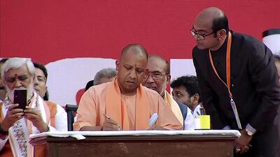 Chief minister Yogi Adityanath was sworn in for his second term on March 25. (FILE PHOTO) Chief minister Yogi Adityanath was sworn in for his second term on March 25. (FILE PHOTO)