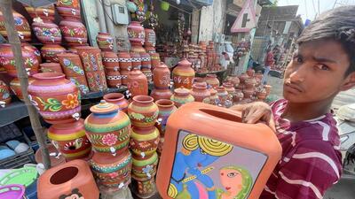 Between April 9 and 16, the average maximum temperature rose to 39.9°C against the normal of 34.1°C, a variance of 5.8°C. The Ludhiana city only received 0.8mm precipitation in March, while the average rainfall for the month is 23.7mm, (Gurpreet Singh/HT)