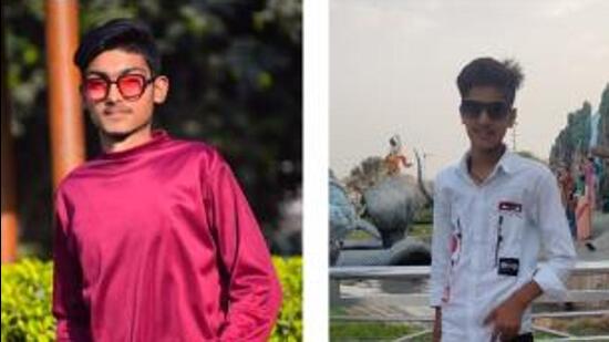 (From left) The two teens identified as Vijay, 15, and Ayush, 15, of Daba in Ludhiana who drowned in a canal when they went to take a dip. (HT PHOTO)