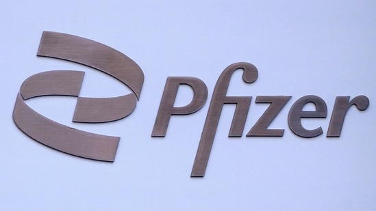 Pfizer logo seen outside their building in New York City.(REUTERS file photo)