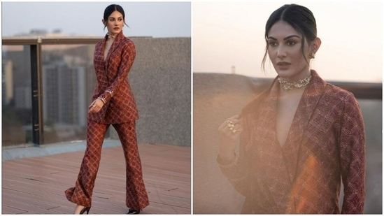 Amyra Dastur is a fashionista. The actor keeps slaying fashion goals on a regular basis with her pictures fresh off her fashion photoshoots. From ethnic attires to casual ensembles to decking up as the boss lady in a formal outfit, Amyra knows how to wear an attire and make it look good. On Saturday, Amyra made our weekend better with a set of pictures in a pantsuit and they are making us swoon.(Instagram/@amyradastur93)