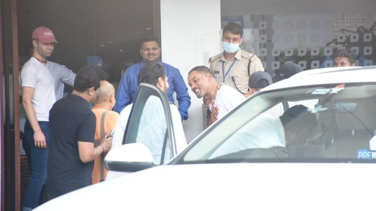 Will Smith is back in India and was spotted at the Kalina airport.