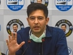 Raghav Chadha vacated the seat after he was elected to the Rajya Sabha last month. Raghav Chadha vacated the seat after he was elected to the Rajya Sabha last month.
