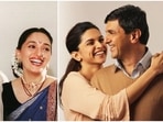 Madhuri Dixit was left blushing at Deepika Padukone's words.