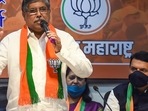 Maharashtra BJP President Chandrakant Patil speaks to media. (File Photo/PTI)