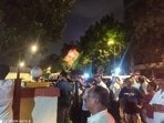 Kirit Somaiya alleges attack: The Mumbai unit of the BJP shared pictures of Saturday's incident. &nbsp;