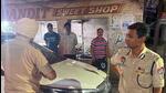 Ludhiana police commissioner Kaustubh Sharma performing night patrolling duties. (Harvinder Singh/HT) Ludhiana police commissioner Kaustubh Sharma performing night patrolling duties. (Harvinder Singh/HT)