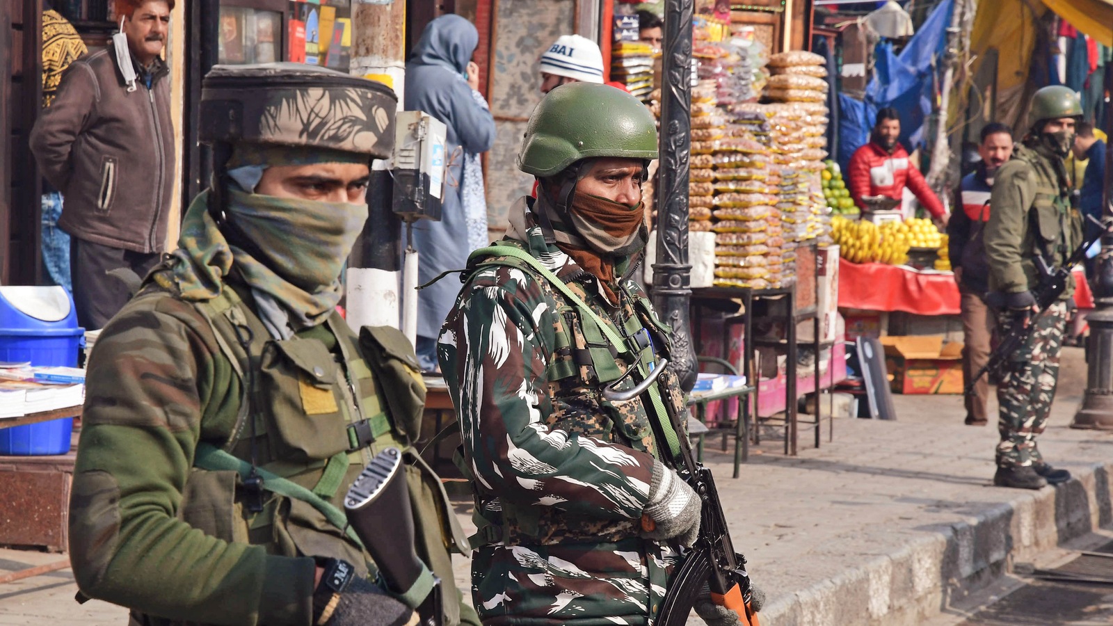 Three Lashkar terrorists gunned down by security forces in J-K's Pulwama