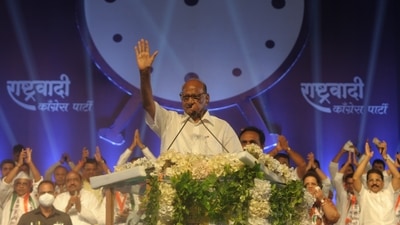 Sharad Pawar was speaking at the concluding ceremony of ‘Parivar Samwad Yatra’ (Uday Deolekar/HT Photo) (HT_PRINT) Sharad Pawar was speaking at the concluding ceremony of ‘Parivar Samwad Yatra’ (Uday Deolekar/HT Photo) (HT_PRINT)