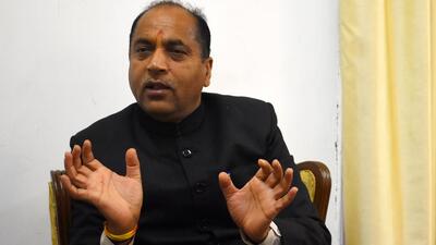 Himachal chief minister (CM) Jai Ram Thakur said his government’s priority was welfare of senior citizens and over  ₹1,300 crore were being spent on providing social security pension to vulnerable sections. (HT Photo)