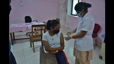 Maharashtra has so far vaccinated about 58% or 22,47,364 of the estimated eligible population of 39 lakh. (HT PHOTO) Maharashtra has so far vaccinated about 58% or 22,47,364 of the estimated eligible population of 39 lakh. (HT PHOTO)