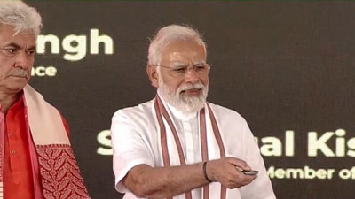 PM Modi launches projects worth ₹20,000 crore in Jammu and Kashmir. PM Modi launches projects worth ₹20,000 crore in Jammu and Kashmir. 