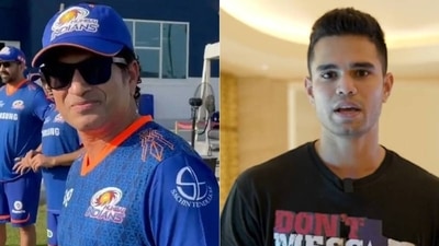 Sachin Tendulkar; Arjun Tendulkar Sachin Tendulkar; Arjun Tendulkar