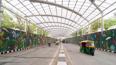Delhi’s Ashram underpass will provide a signal-free ride between Nizamuddin and Badarpur. (Photo: Special Arrangement)
