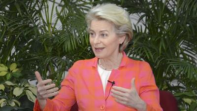 European Commission President Ursula Von Der Leyen said India’s energy use doubled in the past two decades and shows the urgency for our transformation to clean and sustainable ways of doing business (PTI) European Commission President Ursula Von Der Leyen said India’s energy use doubled in the past two decades and shows the urgency for our transformation to clean and sustainable ways of doing business (PTI)
