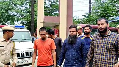 The police in Assam’s Barpeta district arrested 6 persons allegedly affiliated to Ansarullah Bangla Team (ABT) on April 15. ABT emerged in 2007 in Bangladesh as Jamaatul Muslemin. The terror group rebranded itself as ABT in 2013. (ANI)