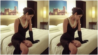Sonal’s fashion diaries are a treat for sore eyes. A few days back, Sonal decked up in a black slip-in bodycon gown and made us drool like anything. (Instagram/@sonalchauhan)