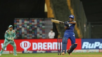 MI went through a collapse after Rohit fell after which Tilak Varma kept them in the chase (BCCI) MI went through a collapse after Rohit fell after which Tilak Varma kept them in the chase (BCCI)
