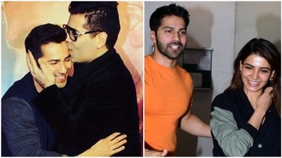 Karan Johar and Samantha Ruth Prabhu wished Varun Dhawan on his birthday.