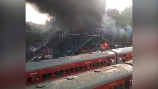 The fire has been brought under control, according to news agency ANI.(ANI)