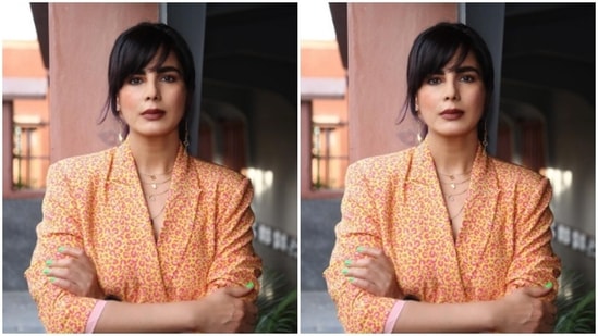 Kirti played muse to fashion designer house Monokrom and picked a comfortable pantsuit for the pictures.(Instagram/@iamkirtikulhari)