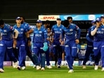 Mumbai Indians in action against Lucknow Super Giants in IPL 2022
