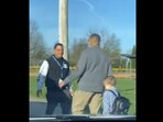 The student pranking his teacher with the help of his principal in this Instagram video. (Instagram/@goodnewscorrespondent)