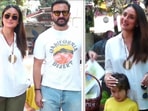 Taimur Ali Khan with parents Kareena Kapoor and Saif Ali Khan and uncle Kunal Kemmu. Taimur Ali Khan with parents Kareena Kapoor and Saif Ali Khan and uncle Kunal Kemmu.