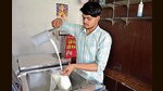 As per the announcement by dairy owners, bulk buyers such as sweet meat shops will have to shell out <span class='webrupee'>₹</span>7 extra for a litre of milk from May 1 . (Harvinder Singh/HT)