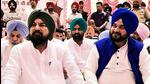 Former Punjab Congress president Navjot Singh Sidhu led a protest against power shortage in the state, near the Rajpura thermal plant in Patiala district on Monday. (ANI) Former Punjab Congress president Navjot Singh Sidhu led a protest against power shortage in the state, near the Rajpura thermal plant in Patiala district on Monday. (ANI)