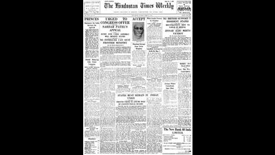 HT This Day: April 27, 1947 -- Princes urged to accept Congress offer HT This Day: April 27, 1947 -- Princes urged to accept Congress offer