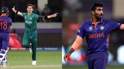 Shaheen Afridi; Jasprit Bumrah Shaheen Afridi; Jasprit Bumrah