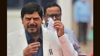 Union minister for social justice and empowerment and Republican Party of India (RPI) chief Ramdas Athawale (HT File) Union minister for social justice and empowerment and Republican Party of India (RPI) chief Ramdas Athawale (HT File)