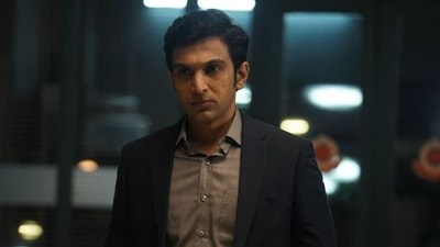 Pratik Gandhi in a still from The Great Indian Murder. Pratik Gandhi in a still from The Great Indian Murder. 