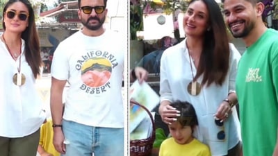 Taimur Ali Khan with parents Kareena Kapoor and Saif Ali Khan and uncle Kunal Kemmu. Taimur Ali Khan with parents Kareena Kapoor and Saif Ali Khan and uncle Kunal Kemmu.