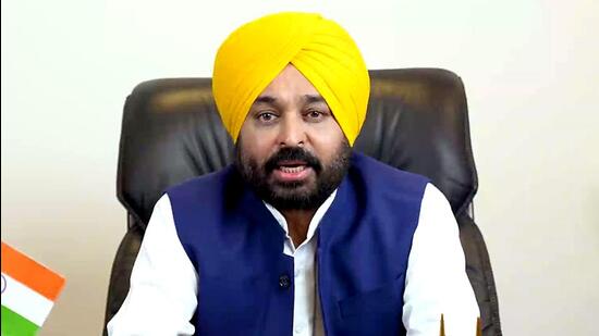 Punjab chief minister Bhagwant Mann, who called on Union power minister RK Singh at his office in Delhi, apprised him about the power requirement of the state in the wake of the coming paddy season. (ANI File Photo)