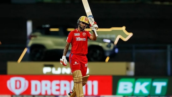 Dhawan scored his 46th IPL half century and became the 2nd player after Virat Kohli to go past the 6000-run mark in the tournament.&nbsp;(BCCI )