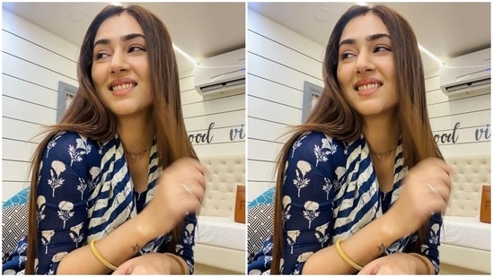 Disha's post features her selfies where she flaunted her bright smile and served elegance. The television hottie captioned the post, "Serial Chiller." Additionally, her blue printed suit set in the images is a perfect look for the summer season and should be on your off-duty wardrobe wishlist.(Instagram/@dishaparmar)