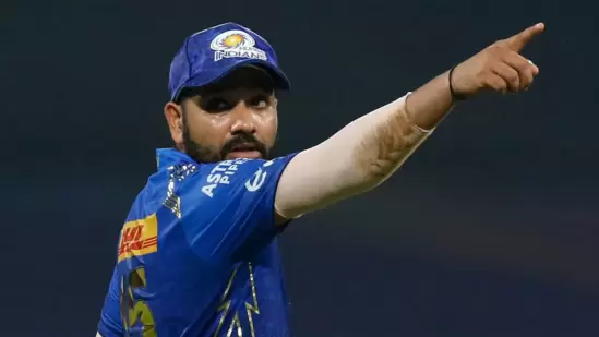 Rohit Sharma in action during IPL 2022(IPL)