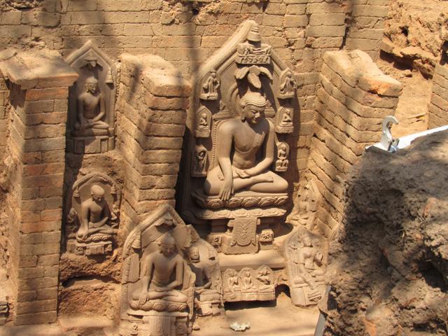 The excavation of a Buddhist site of the Pala era ( 950-1140 AD) in Bahoranpur, Hazaribagh. (Shutterstock) The excavation of a Buddhist site of the Pala era ( 950-1140 AD) in Bahoranpur, Hazaribagh. (Shutterstock)
