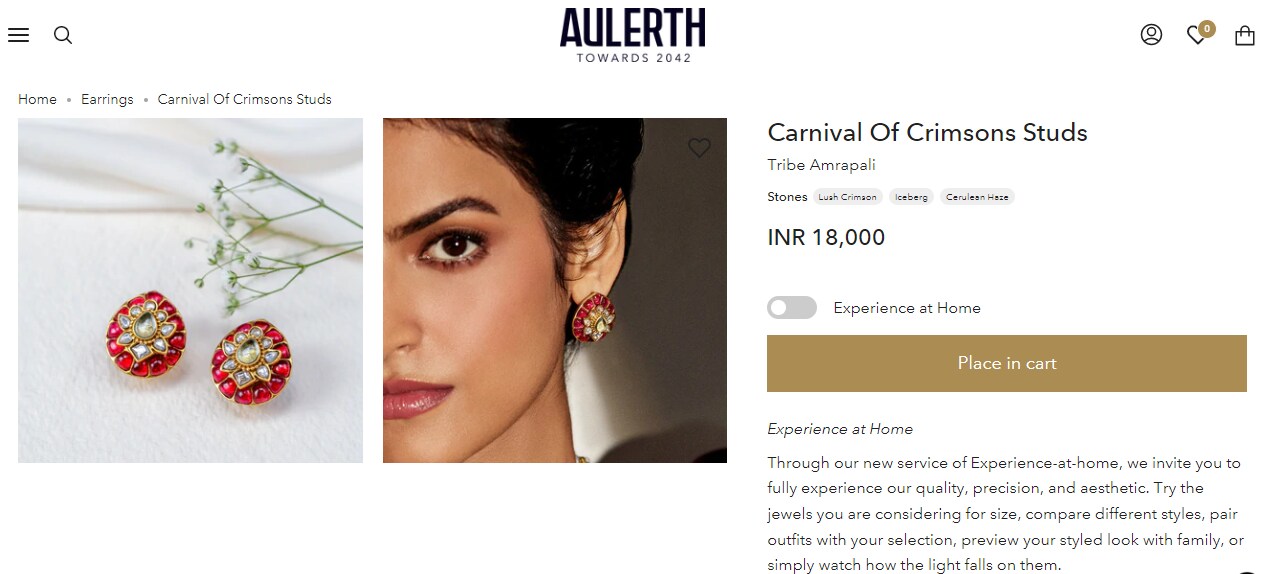 Dia Mirza's earrings from Aulerth&nbsp;(aulerth.in)