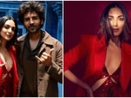Kiara Advani launches Bhool Bhulaiyaa 2 trailer with Kartik Aaryan in hot red cut-out mini dress and blazer: See pics