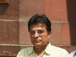 Former BJP MP Kirit Somaiya comes out after a meeting with Union home secretary Ajay Kumar Bhalla over the alleged attack on him, at North Block, in New Delhi, Monday, April 25, 2022. (PTI Photo/Shahbaz Khan) Former BJP MP Kirit Somaiya comes out after a meeting with Union home secretary Ajay Kumar Bhalla over the alleged attack on him, at North Block, in New Delhi, Monday, April 25, 2022. (PTI Photo/Shahbaz Khan)