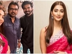 Loved Pooja Hegde's pink silk organza saree and strappy blouse for Acharya promotions? Here's what is costs(Instagram/@hegdepooja_fan) Loved Pooja Hegde's pink silk organza saree and strappy blouse for Acharya promotions? Here's what is costs(Instagram/@hegdepooja_fan)