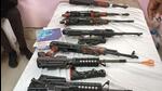 A cache of weapons recovered from Abohar of Punjab on March 9 and 10. (HT File) A cache of weapons recovered from Abohar of Punjab on March 9 and 10. (HT File)